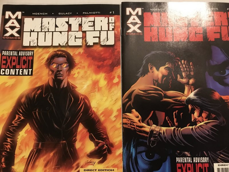 Shang-Chi, Master of Kung Fu #1 & 2 run : Marvel MAX 2002 NM-; movie, Moench