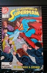 Adventures of Superman #433 Newsstand Edition (1987)