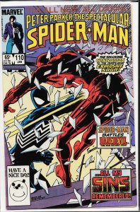 The Spectacular Spider-Man #110 (1986) Spider-Man