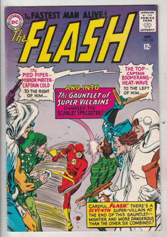 Flash, The #155 (Sep-65) VF High-Grade Flash