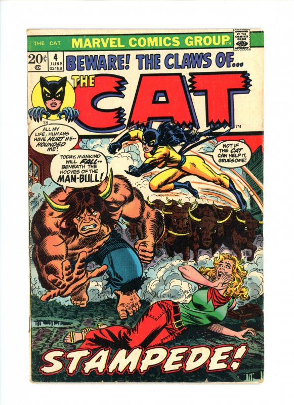 Cat, The #4  1973  VG  Last Issue!