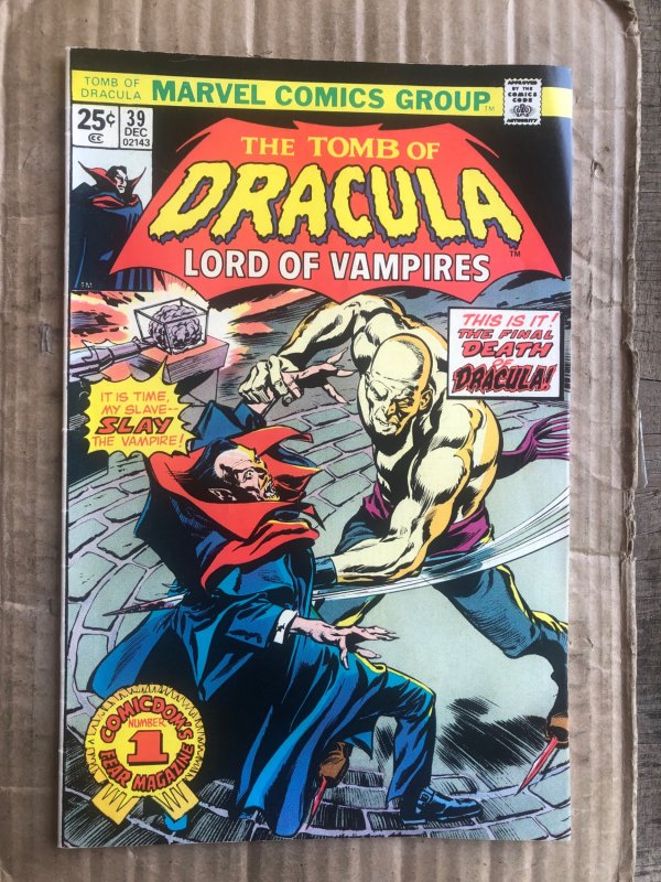 Tomb of Dracula #39 (1975)