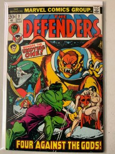 Defenders #3 newsstand Silver Surfer 6.0 (1972)