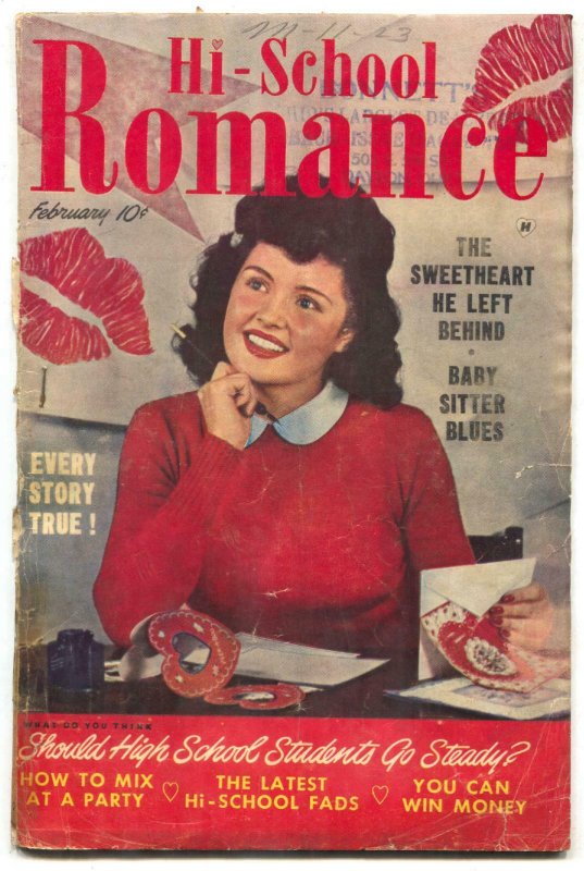 Hi-School Romance #3 1950- Baby Sitter Blues G