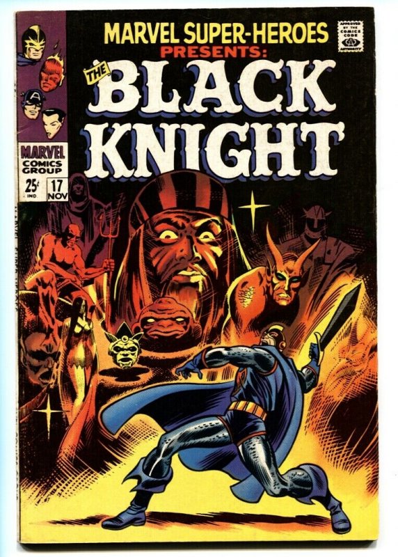 Marvel Super-Heroes #17 Black Knight origin 1968 FN