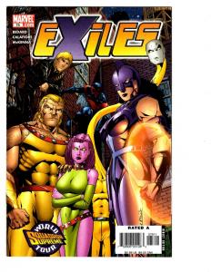 5 Exiles Marvel Comic Books # 76 77 78 79 80 X-Men Nick Fury Fantastic Four BH31