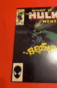 What If? #45 (1984) what if hulk goes Mad high grade