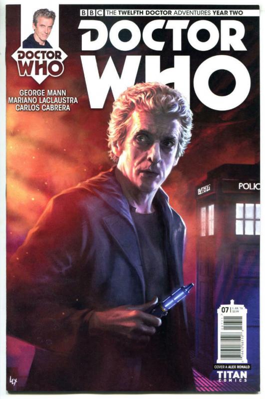 DOCTOR WHO #7 A, NM, 12th, Tardis, 2016, Titan, 1st, more DW in store, Sci-fi