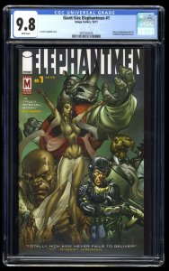 Giant-Size Elephantmen #1 CGC NM/M 9.8 White Pages J. Scott Campbell Cover!