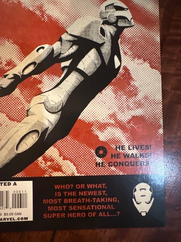 Invincible Iron Man #6 Variant Cover (2008)