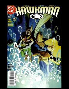 Lot of 12 Hawkman DC Comic Books #1 2 3 4 5 6 7 8 9 10 11 12 GK31