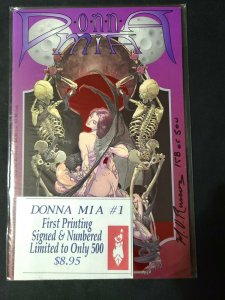 Signed NM Donna Mia #1 Red Foil Limited/500 