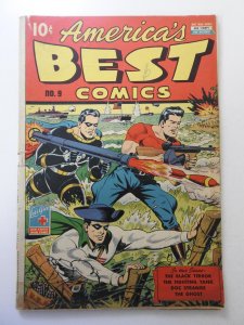 America's Best Comics #9 (1944) GD+ Condition! Centerfold detached