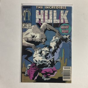 Incredible Hulk 362 1989 Signed by Kevin Nowlan Newsstand Marvel FN fine 6.0