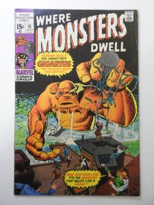 Where Monsters Dwell #10 (1971) FN Condition! overspray