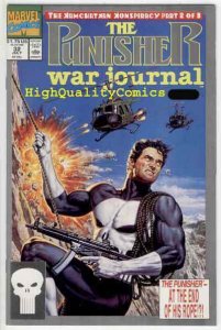 PUNISHER WAR JOURNAL #32, NM+, Joe Jusko, Mike Baron, more Marvel  in store 1991