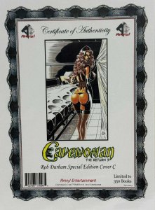 Cavewoman Return 3 Rob Durham Special Edition C Virgin Nude Variant Cvr w/C.O.A.