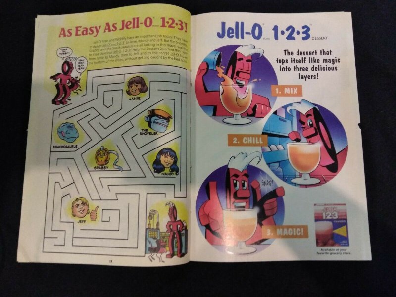 The Adventures of Jell-O Man & Wobbly #1 KRAFT 1991 PROMO COMIC