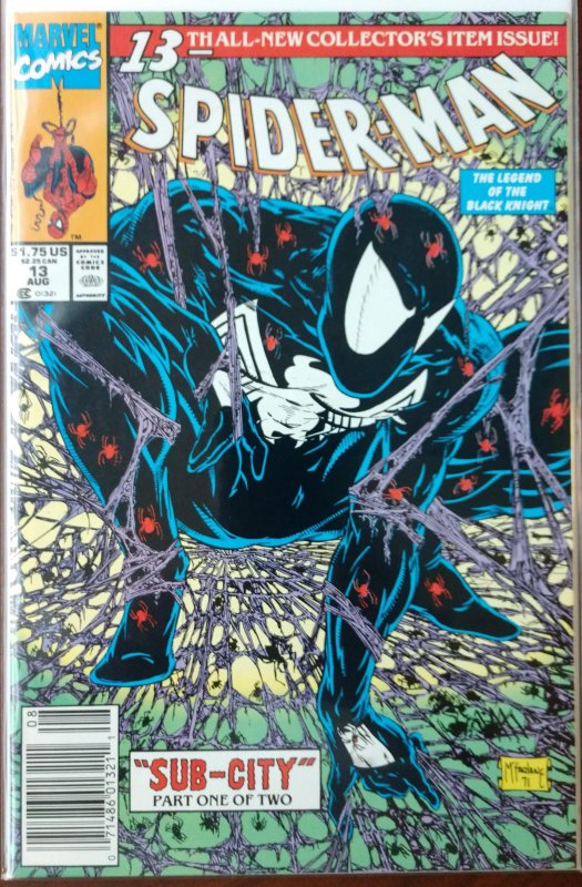Spider-Man #13 NEWSSTAND (VF/NM)(1991)