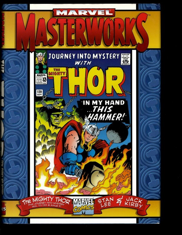 MARVEL MASTERWORKS Mighty Thor Issues 111-120 Marvel Comic Book HARDCOVER NP13