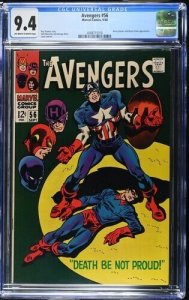 Avengers #56 1968 Marvel Comics CGC 9.4