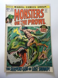 Monsters on the Prowl #16 (1972) VG+ Condition