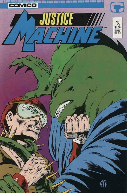 JUSTICE MACHINE #10, NM-, Elementals, Comico, 1987 more in store