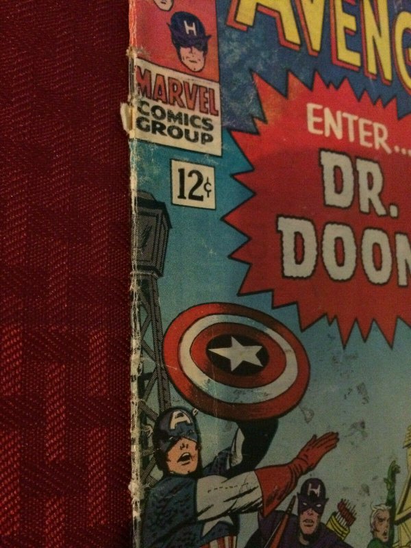 Avengers #25 1965 Dr. Doom Marvel Captain America Collectible ComicVG/VG+