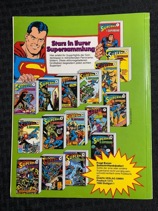 1981 SUPER FREUNDE German #5 SC FN 6.0 Superman Presents Super Friends