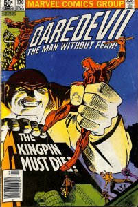 Daredevil #170 Newsstand Variant Kingpin!