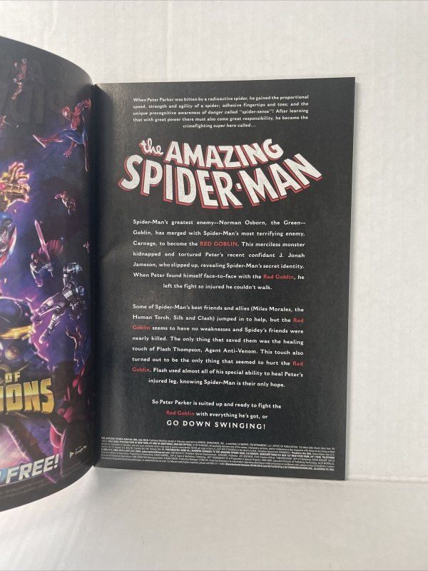 Amazing Spiderman #800 Mary Jane Variant 1st Red Goblin