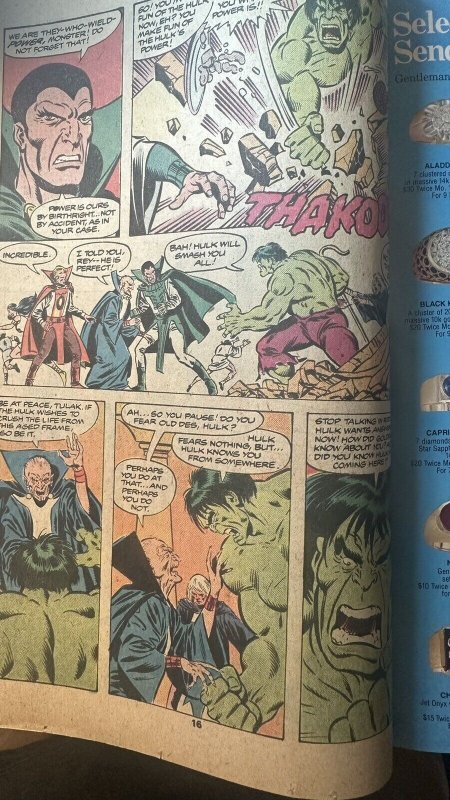 The Incredible Hulk 240 Mark Jewelers 1979 6.5/7.0