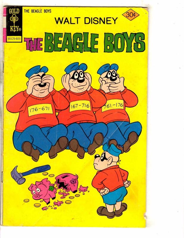 Lot Of 3 Beagle Boys Gold Key Comic Books # 31 30 36 Walt Disney PP3