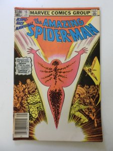 The Amazing Spider-Man Annual #16 (1982) VG+ condition moisture damage