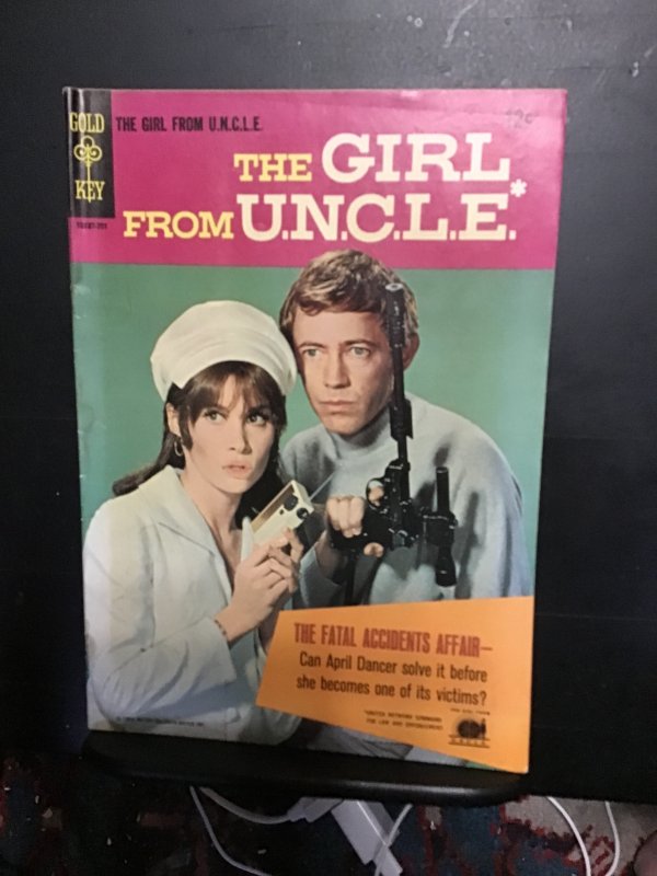 The Girl From Uncle #1 (1967) Key first issue, Stefanie Powers photo cover! FN+