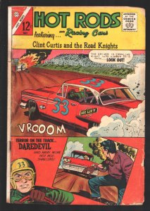 Hot Rods and Racing Cars #63 1963- Charlton-Oldsmobile Stock Car cover-1962 C...