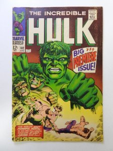 The Incredible Hulk #102 (1968) VG/FN condition