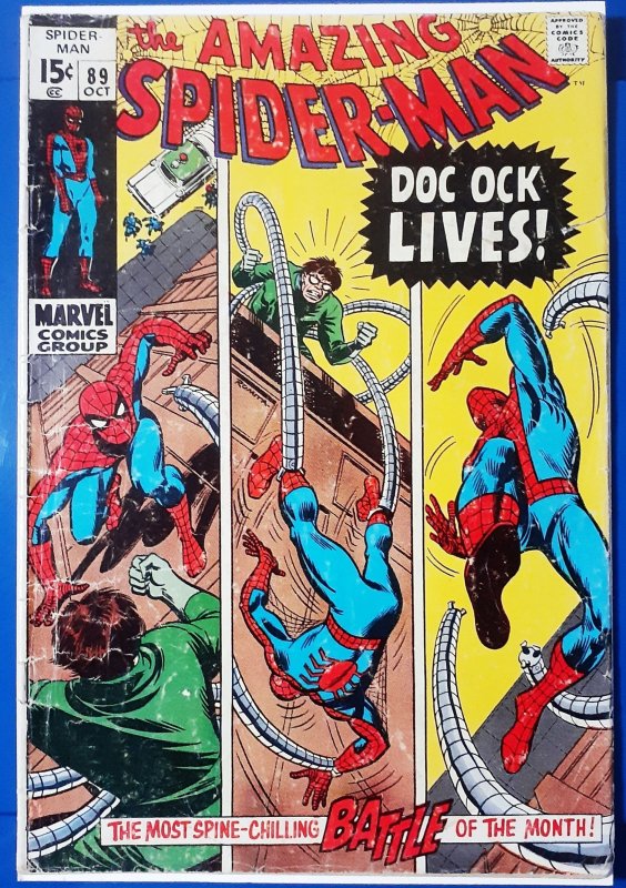 Spider-Man #89 (1970) GD KEY MCU 2021 DOC-OCK BATTLE!