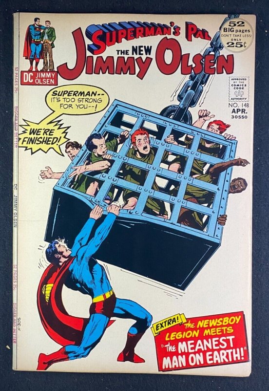 Superman's Pal, Jimmy Olsen (1954) #148 VF- (7.5) Jack Kirby Neal Adams Cover