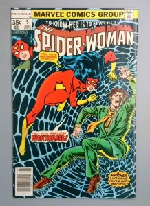 Spider-Woman #5 FN- 1st Morgan Le Fey Since the Golden Age Marvel 1978