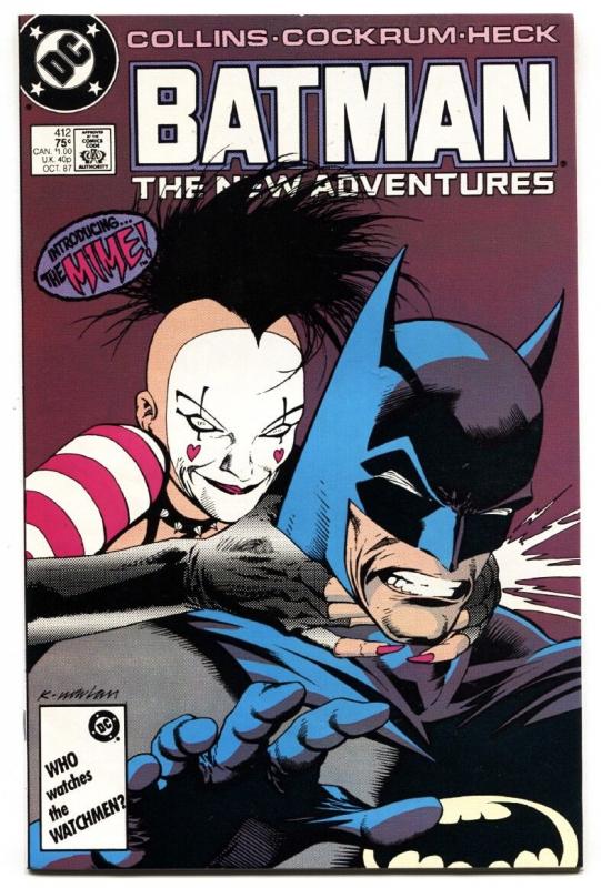 BATMAN #412-comic book 1987-First appearance of the MIME