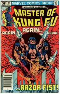 Master of Kung Fu #105 (1974) - 7.5 VF- *Razorfist* Mark Jeweler