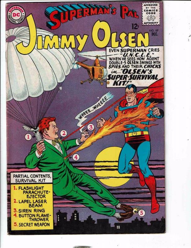 Superman's Pal Jimmy Olsen # 89 VG/FN DC Comic Book Superman Supergirl Flash RG1