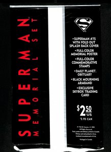 Superman (1987) #75 Polybagged Variant Death of Superman!