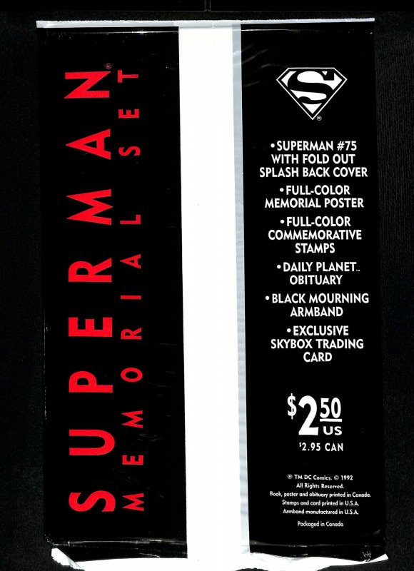 Superman (1987) #75 Polybagged Variant Death of Superman!