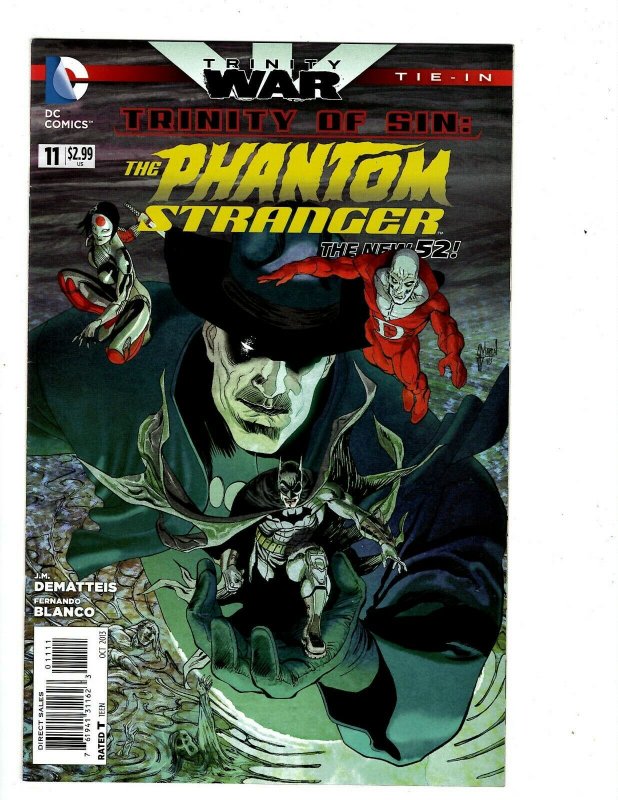 Lot Of 11 Phantom Stranger DC Comic Books # 1 2 3 4 5 6 7 8 9 10 11 New 52 J512