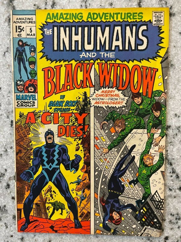 Amazing Adventures # 5 NM Marvel Comic Book Inhumans Black Widow Black Bolt RD1