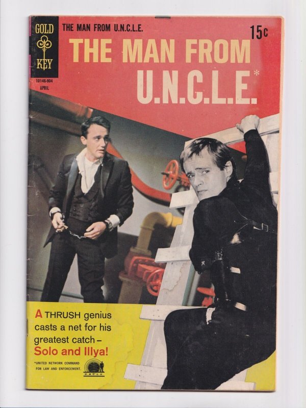 The Man From UNCLE #22 Gold Key 1969 Vintage Comic Book TV Show Photo Cover 