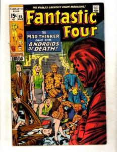 Fantastic Four # 96 FN/VF Marvel Comic Book Dr. Doom Human Torch Thing Hulk FM3