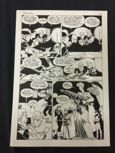 Captain Cosmos Page 33 Original Art Joe Stanton Nicola Cuti Space Opera